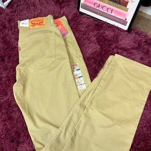 🔥Levi's brand New Khaki Jeans 33x32 men and 38x30
